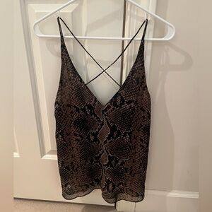 Zara Snake Print tank